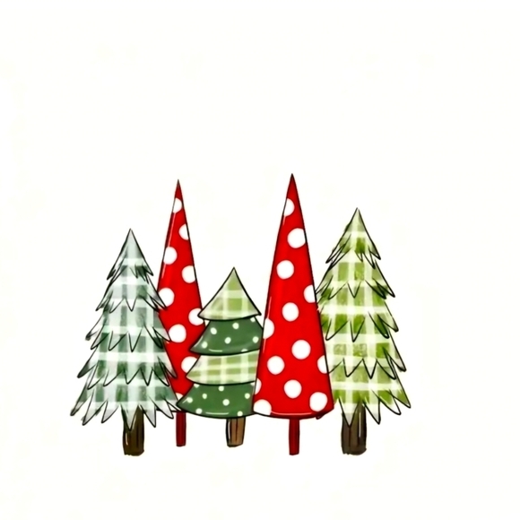 CHRISTMAS trees TSHIRT - Picture 2 of 3